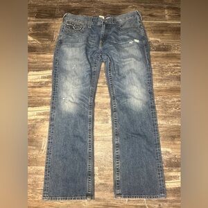 Y2K True Religion Jeans - Ricky - Made USA Straight Leg - Size 38 Vintage